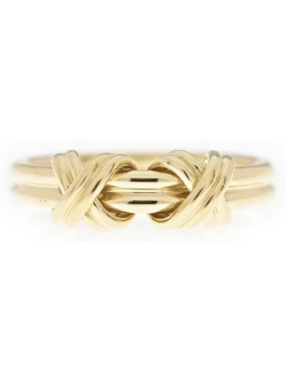 Tiffany & Co Signature Ring 18k Yellow Gold 750 New